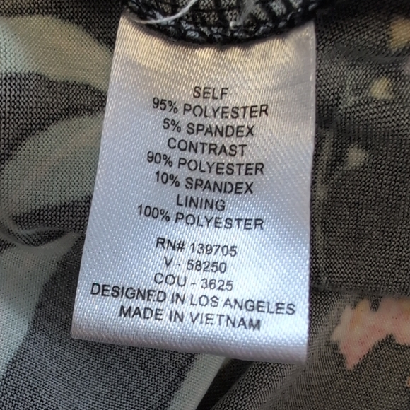 Emerald Sundae Black Maxi Dress Sleeveless Floral Design S CC219 - Picture 8 of 8